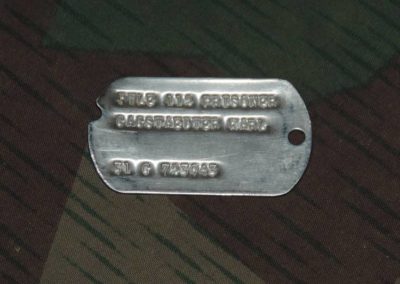 German Prisoner Dog tag