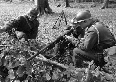 M.1914 Hotchkiss in action