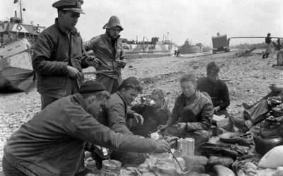 Omaha Beach après la tempête